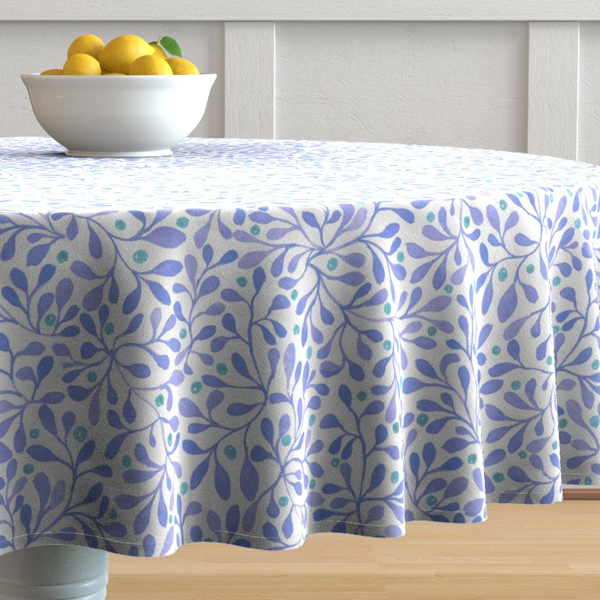 table cloth blue