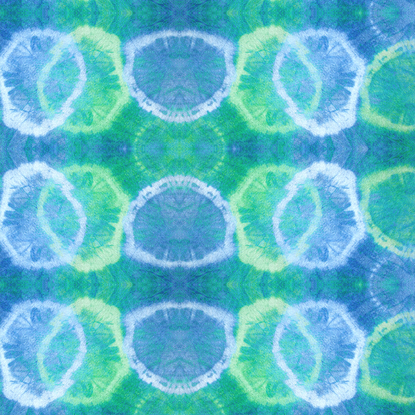 indigo aqua circle tie dye patternbank
