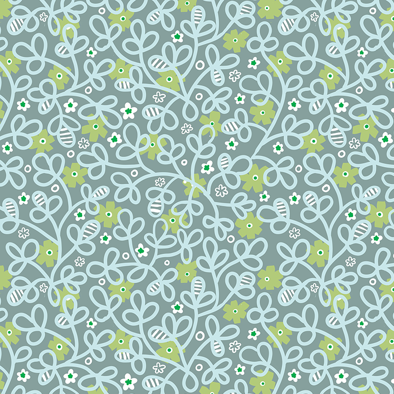 softly leafy pattern