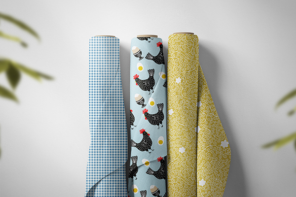 eggtastic Mrs Chicken fabric collection