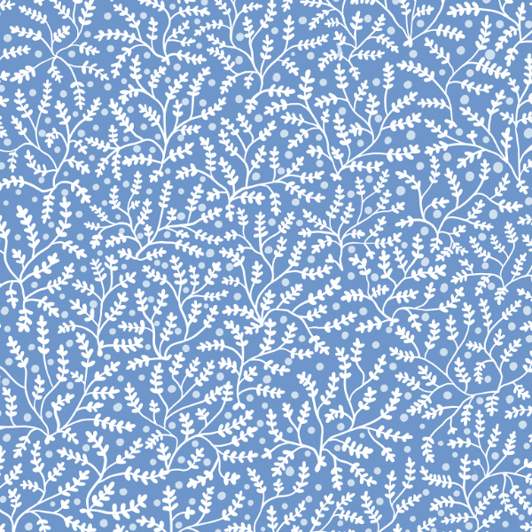 ditsy blue floral dance pattern