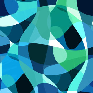ocean abstract blue green pattern