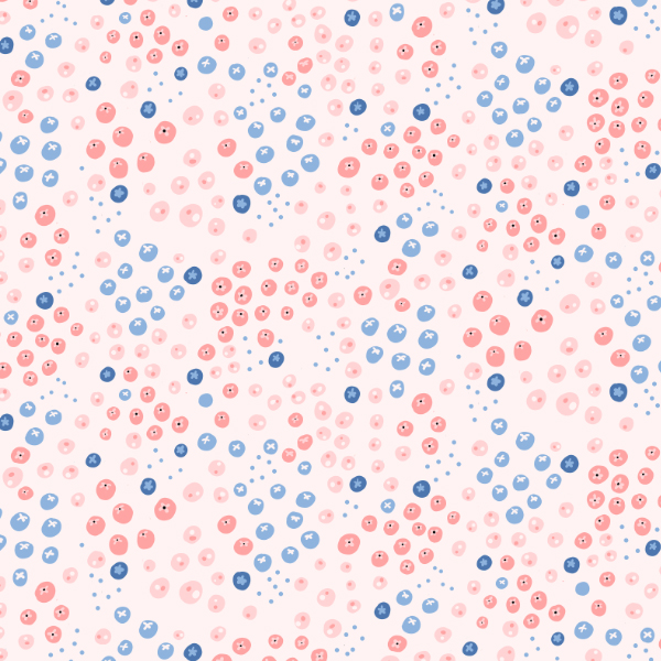 soft berries fabric pattern
