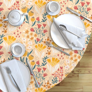 Granny Chic Florals Patterns by Zoe Feast fabric designer