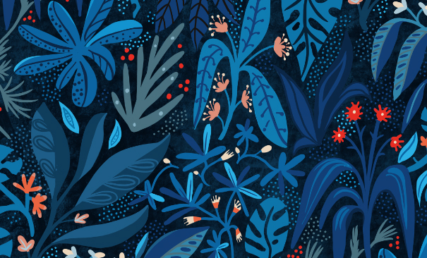 jungle nights pattern banner