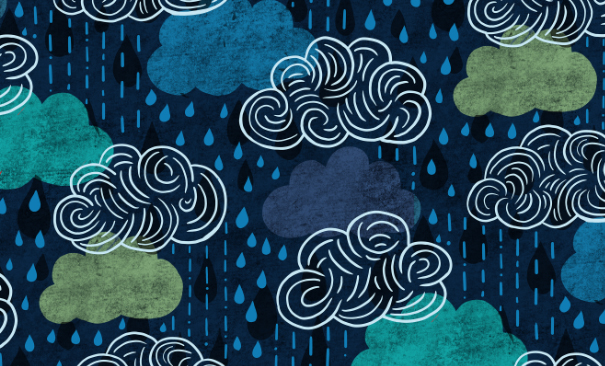 rainy day clouds pattern