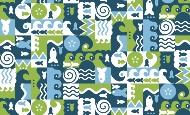 wacky water pattern design