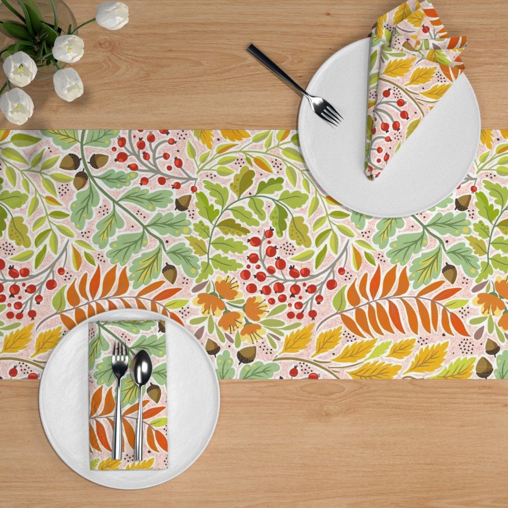 fall is a coming table runner