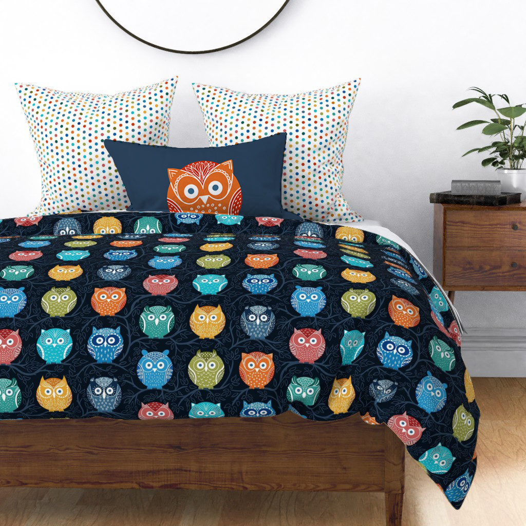 owl bedding set