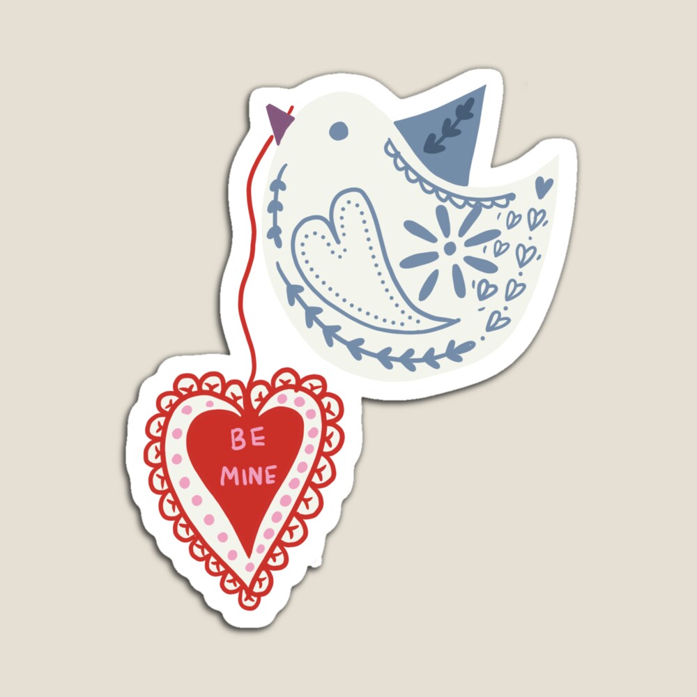 valentine-bird sticker