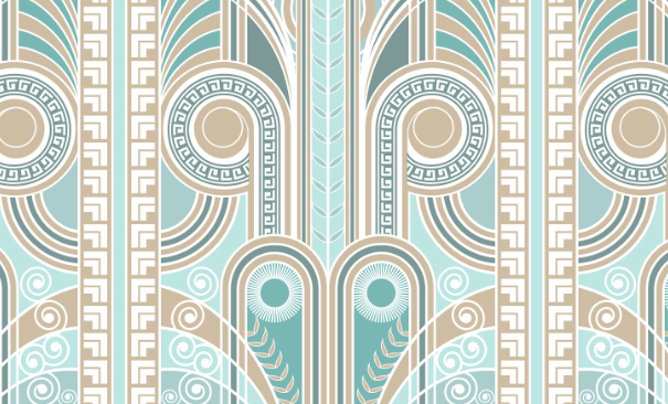 Art Deco Wallpaper  Zoe Feast Surface Pattern Designer